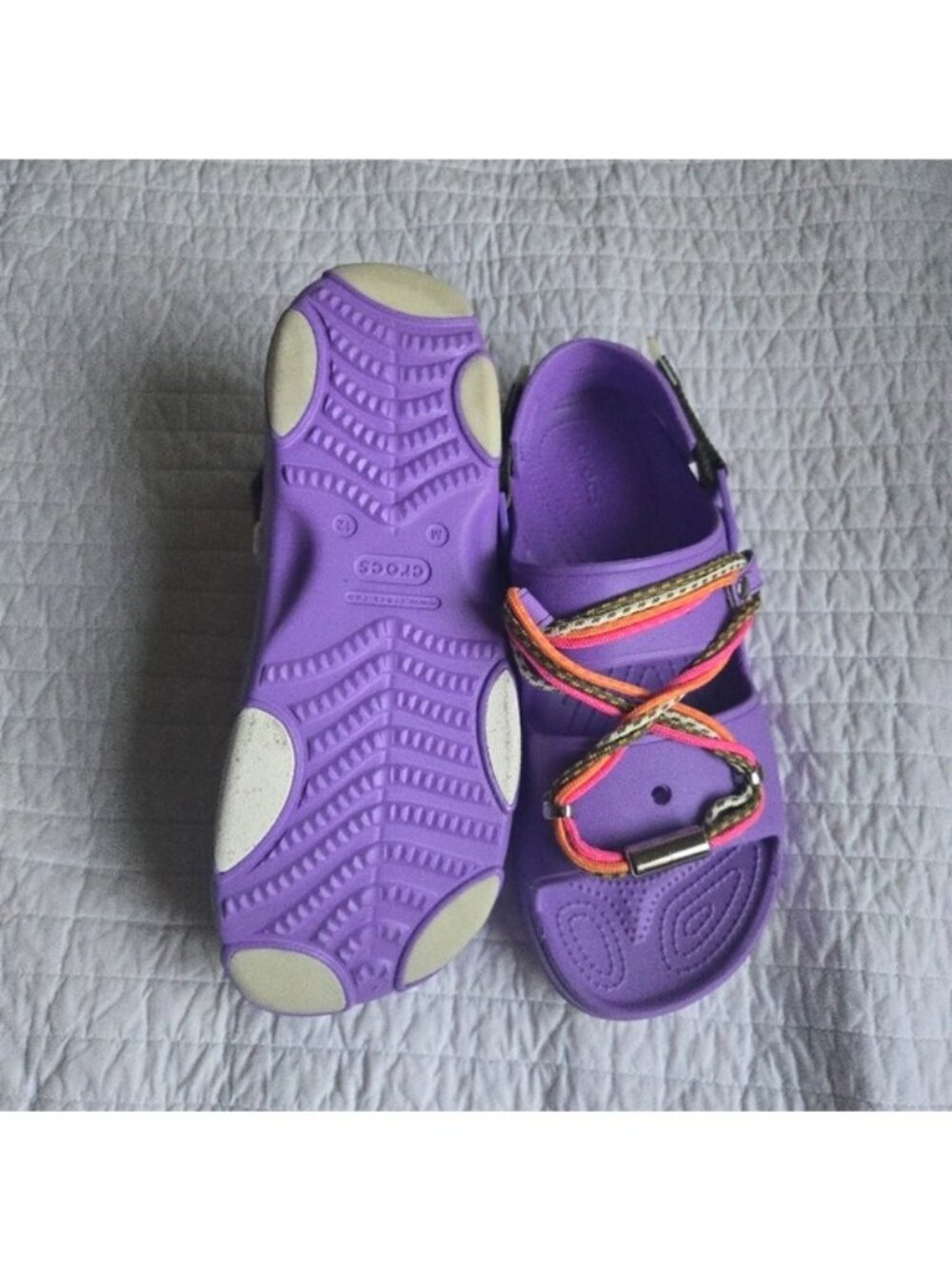 Crocs All Terrain Festival Sandals Men 12 Purple New 042026 - Picture 4 of 8